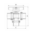 Forged Brass Heater Adjusting Ball Valve